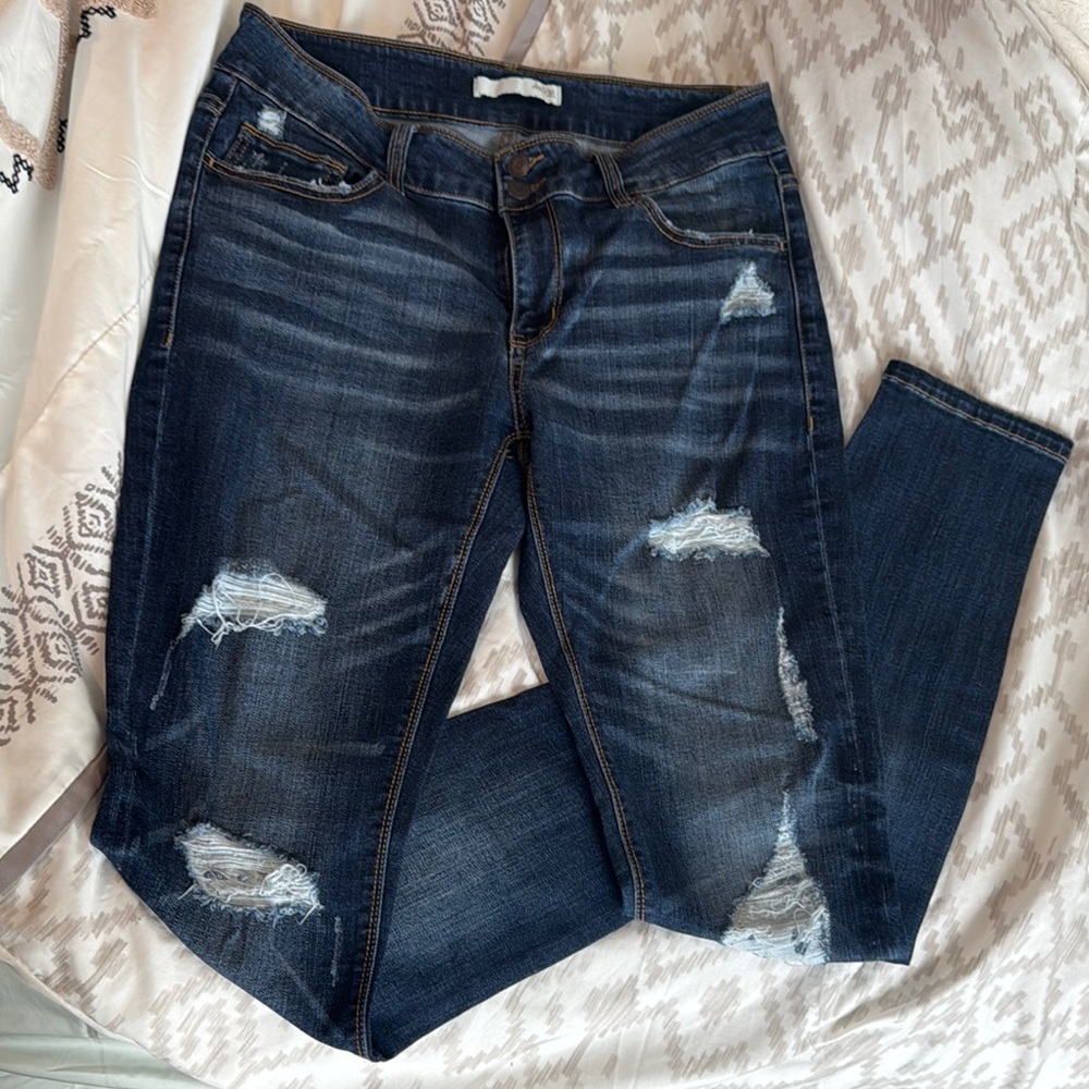 Daytrip Distressed Skinny Jeans